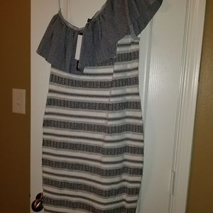 XOXO Bodycon Dress off the shoulder